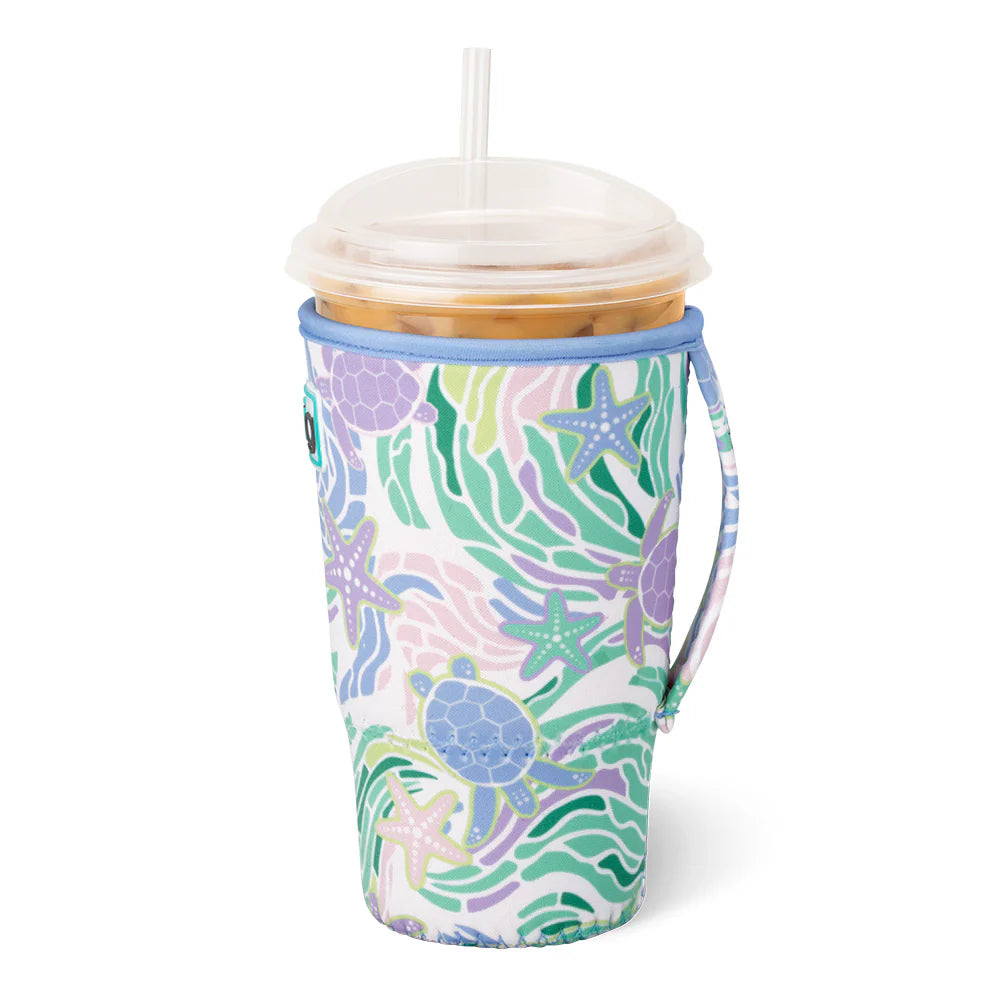 Sea Swirl Large Iced Cup Coolie