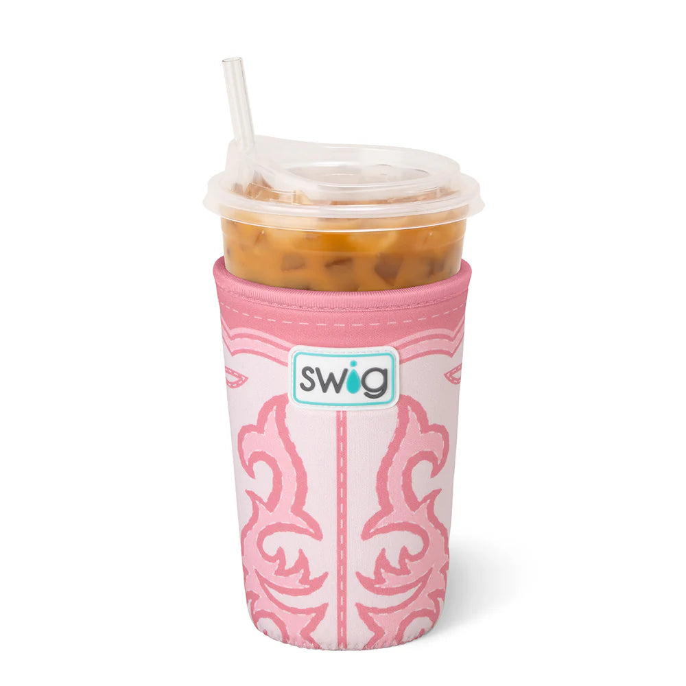 Boot Scootin' Pink Iced Cup Coolie