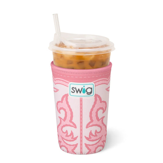 Boot Scootin' Pink Iced Cup Coolie