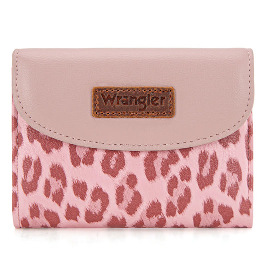 Wrangler Tri-Fold Wallet -Pink
