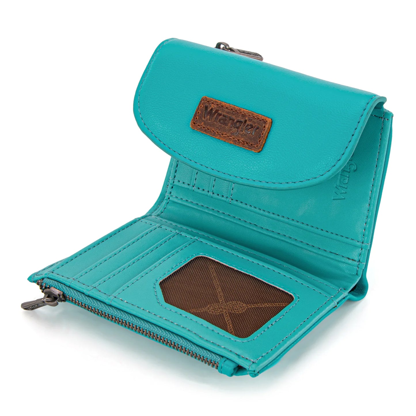Wrangler Tri-Fold Wallet -Turquoise