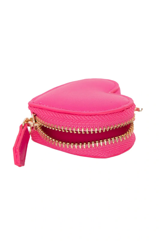 Heart Coin Purse Keychain