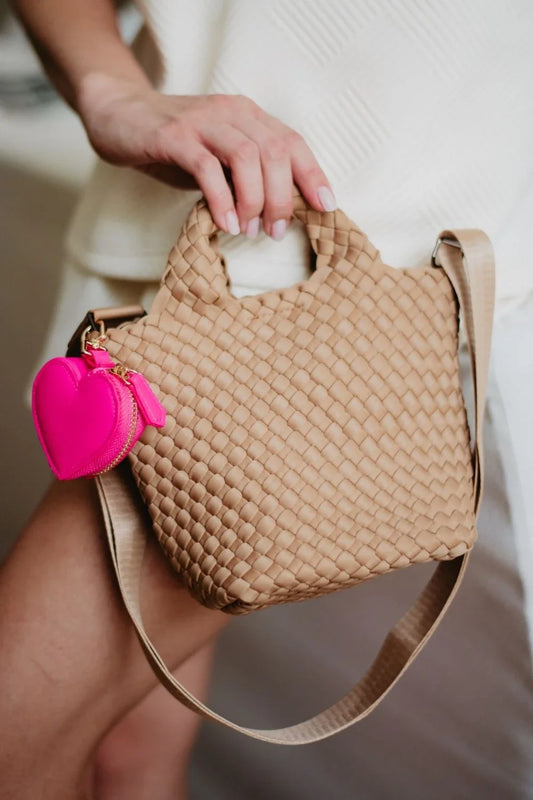 Heart Coin Purse Keychain