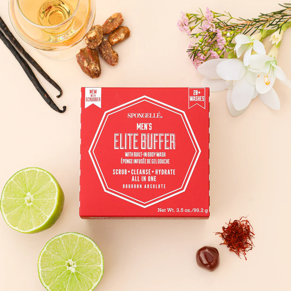 20+ Men's Elite Buffer | Black Scrubber -  Bourbon Absolute