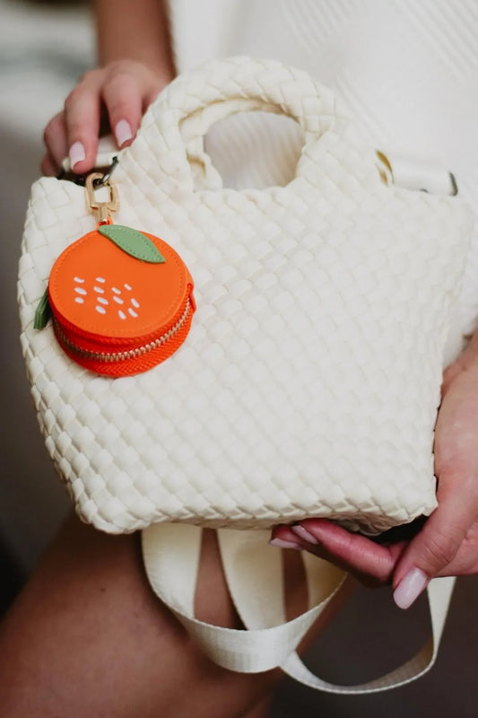 Sweet Orange Coin Purse Keychain
