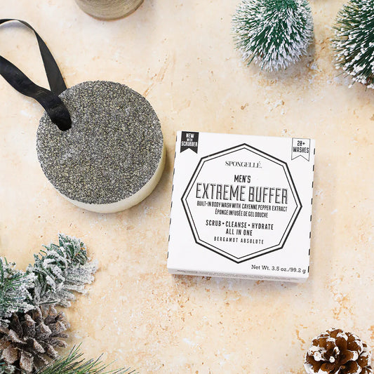 20+ Men's Extreme Buffer | Black Scrubber - Bergamot Absolute