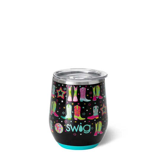 Disco Cowgirl (12oz) Insulated Stemless Wine