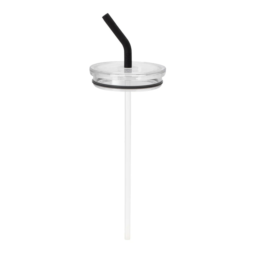 STRAW LID Large | Clear + Black