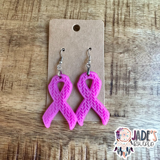 BCA Ribbon Dangle Earrings
