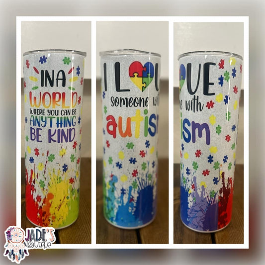 In a world 20oz Insulated Skinny Tumbler