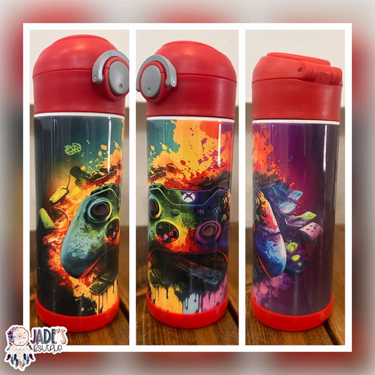 Colorful Gaming 12oz Insulated Kid's Tumbler