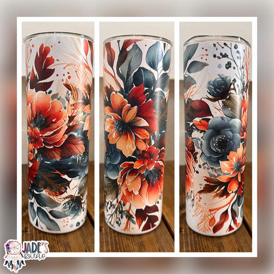 Floral 20oz Insulated Matte Skinny Tumbler