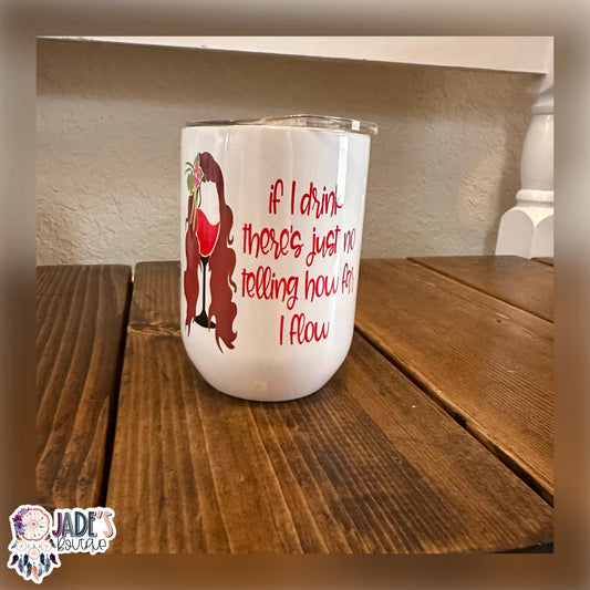 Princess M 12oz Insulated Wine Tumbler