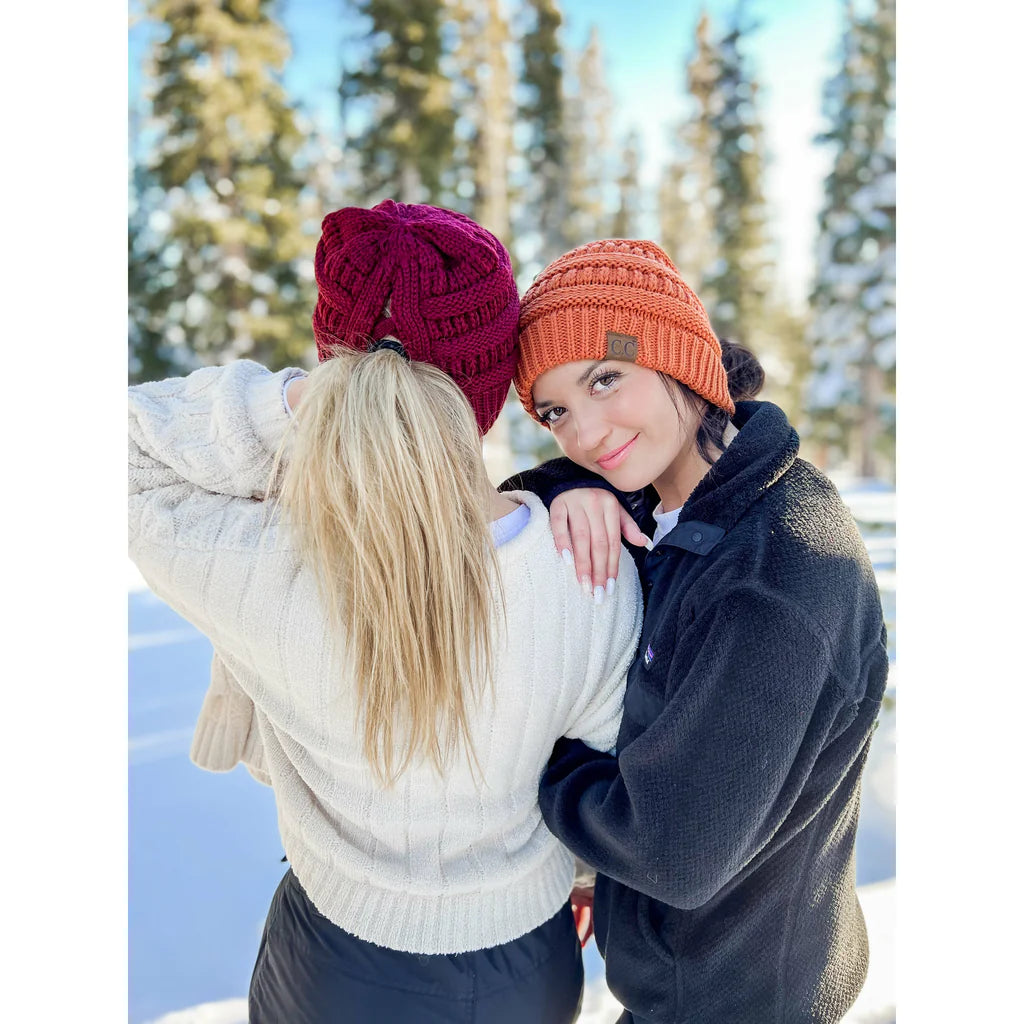 C.C Criss-Cross Knit Beanie CCB1