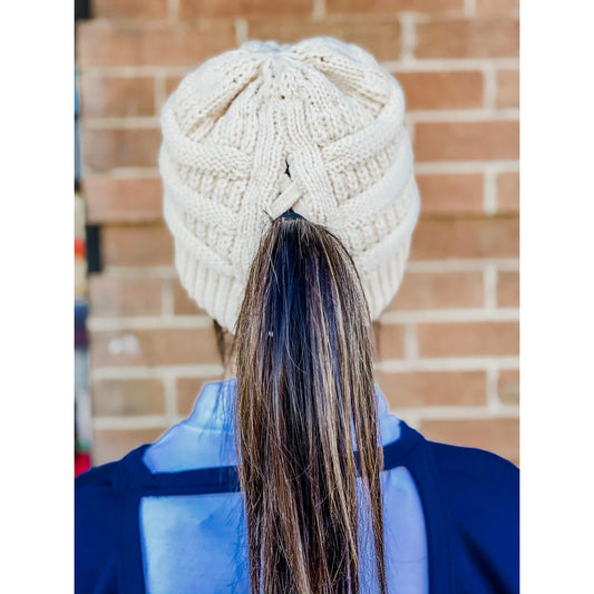 C.C Criss-Cross Knit Beanie CCB1