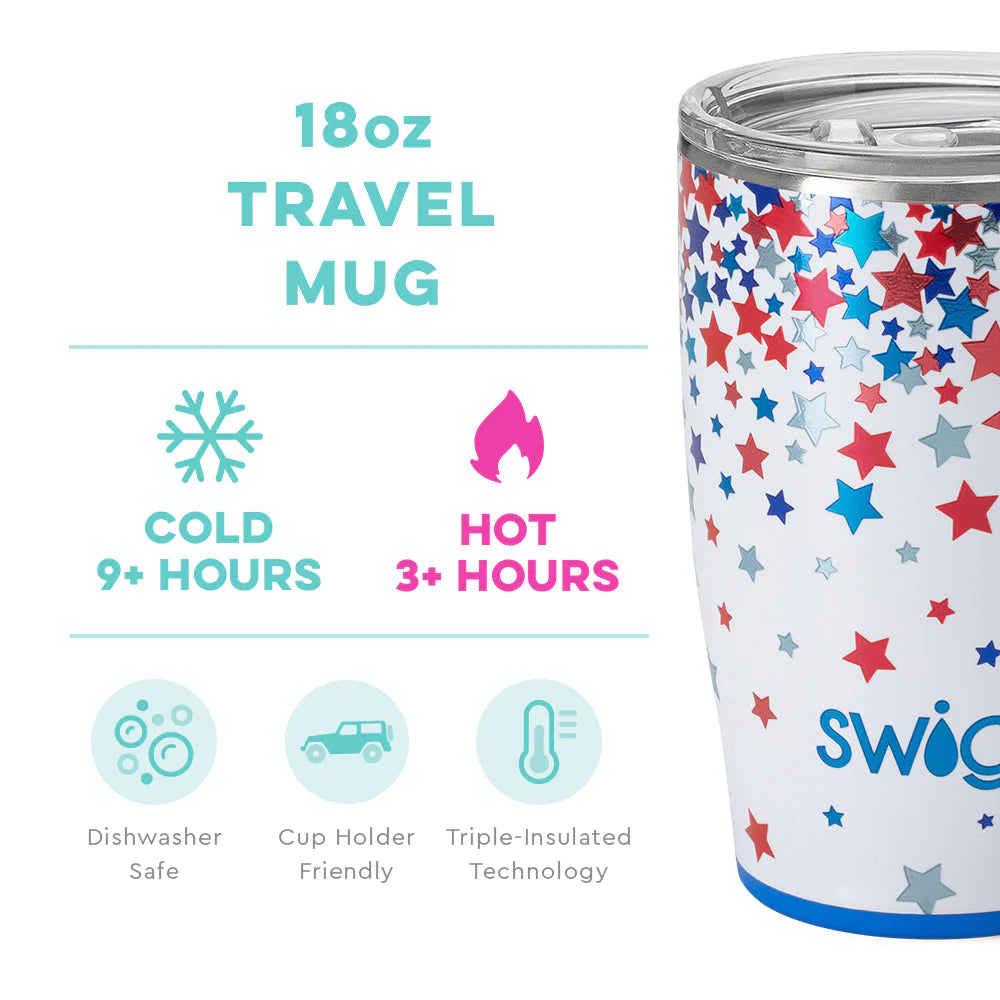 Star Spangled Travel Mug (18oz) Insulated