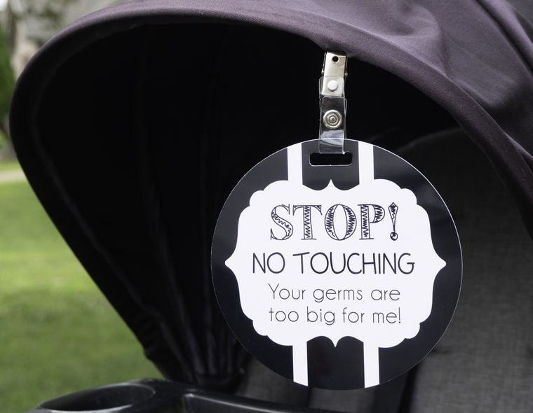 No Touching Carseat/Stroller Tags