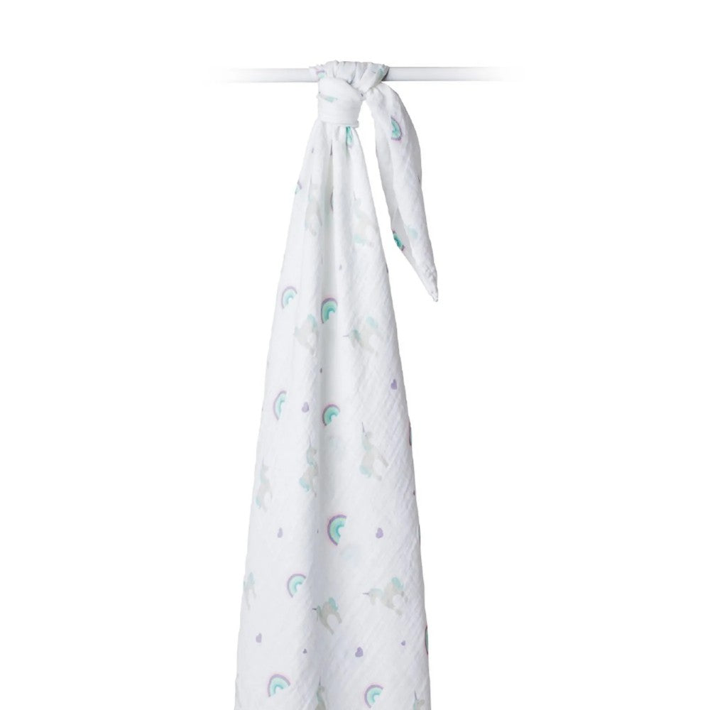 Classic Muslin Swaddle - Unicorns